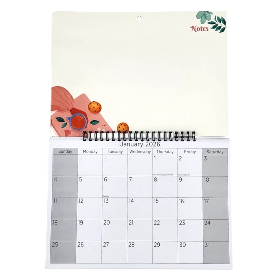 2026 Wall Hanging Calendar Monthly Planner Memo Board With Write on ...