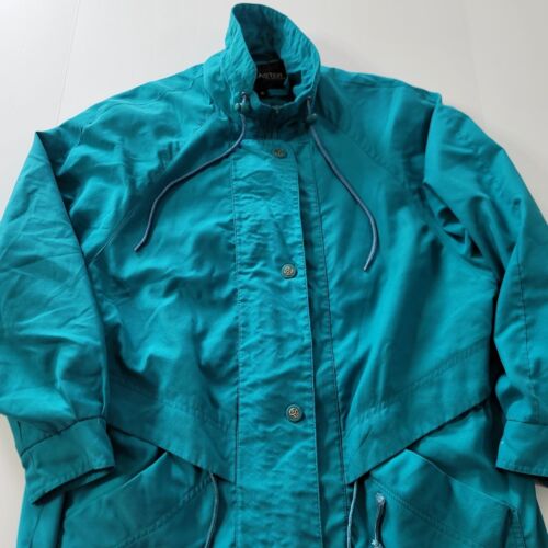 Vintage Forecaster of Boston Womens Coat Jacket Size Green Winter Pattern Small - Picture 2 of 10