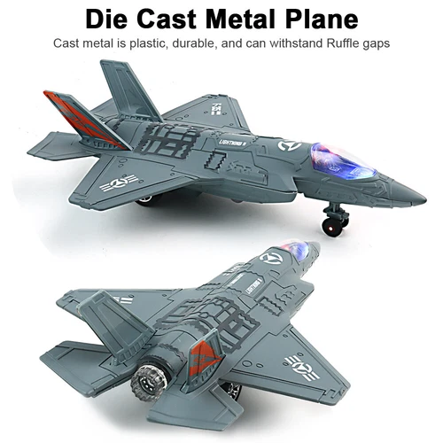 1:72 F-35 Fighter + B2 Bomber Army Fighter Jet Diecast Plane Model Kids Toys - Picture 5 of 8