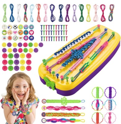 Freundschaftsarmband Herstellungsset für Teenager Mädchen Zum Selbermachen Armband Maker Kit Geschenk Spielzeug UK