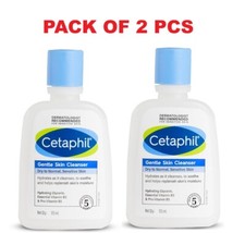 Cetaphil Face Wash Gentle Skin Cleanser for Dry to Normal, Sensitive Skin, 125*2