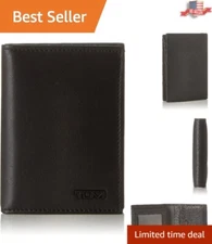 Men's Handcrafted Artisan Delta L-Fold ID Wallet - ID Lock Protective Lining