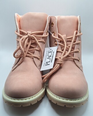 CHILDRENS PLACE BIG GIRLS BOOTIE SHOES BLUSH SIZE 4 NWT