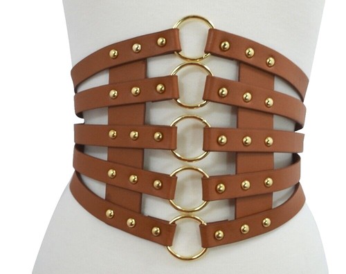Steampunk Mesh Chain Metal Belt Womens M Industrial Silver 80s Brutalist VTG Y2K Steampunk Mesh Chain Metal Belt Womens M Industrial Silver  main image 2