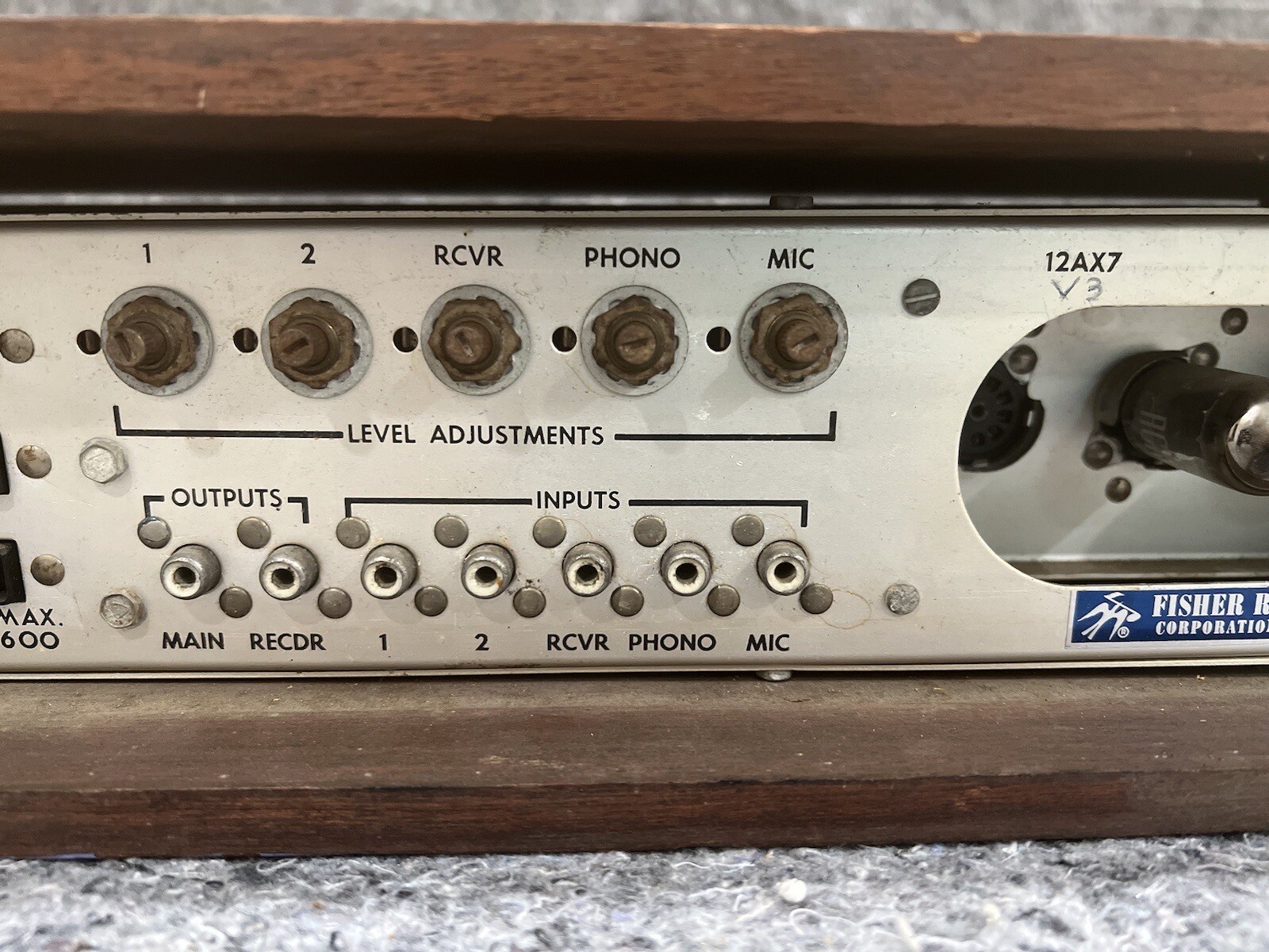 Fisher 50C3 Mono Master Audio Control Tube Preamplifier eBay