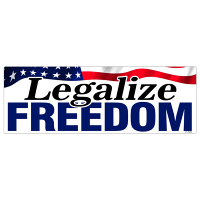 Liberalization Sticker REFLECTIVE Legalize Freedom Sticker PL1084-REF | eBay
