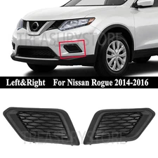 For Nissan Rogue S SL SV 2014-2016 Front Fog Light Lamp Cover Left Right Side