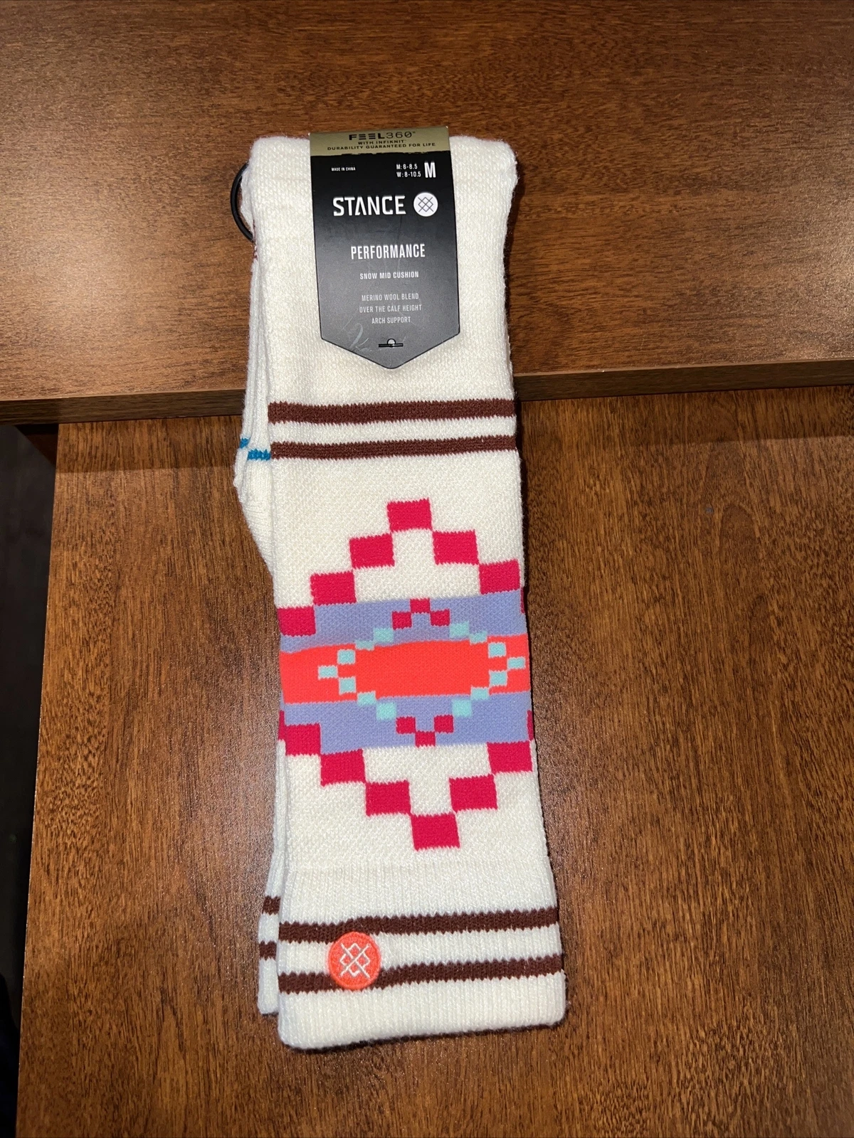 Stance Snow Performance - Brita - FEEL360 OTC Socks - Men's Medium 6 - 8.5