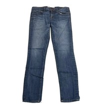 J BRAND Phoebe Skinny Leg Low Rise Denim Jeans in Blue Size: 27 Made in USA