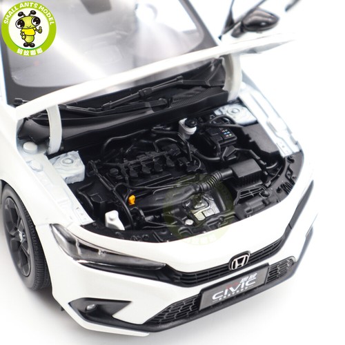 1/18 Honda CIVIC 2022 11th Generation White Diecast Model Toy Car Friends Gifts - Picture 8 of 13