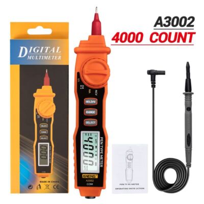 Tester Pen Type Digital Multimeter 4000 Counts for Measuring Voltmeter