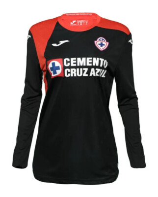 Women s Joma Cruz Azul 19/20 Goalkeeper 3-Piece Kit Uniform Jersey Black MUJER