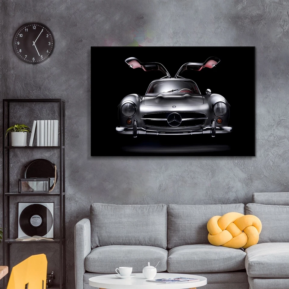 Mercedes Benz 300 SL Ala de Gaviota Vintage Coche Decoración Inauguración Regalo Coche Clásico Foto 4 de 4