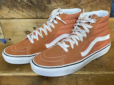 Vans Sk8-HI Autumn Glaze Peach Orange Men's Size 10 US 43 EU | eBay