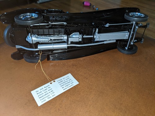 Franklin Mint 1930 Bugatti Royale Coupe Napoleon 1/24 Die Cast w tag and box - Picture 8 of 11