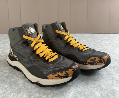 The North Face Activist Mid Futurelight Hiking Boots Men's Size 12 Green Lace Up - Picture 5 of 17