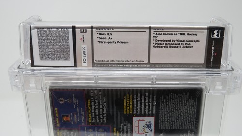 NHL '95 Hockey Super Nintendo Factory Sealed Video Game Wata Graded 8.5 A+ NHL - Picture 8 of 8