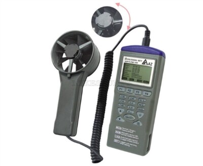 Data Logger 1 Digit AZ967AL Anemometer With Programmer AZ-9671. nh