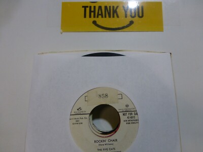 THE FIVE CATS ROCKIN CHAIR  & MINE MINE MINE   PROMO  RN'R VG+     45
