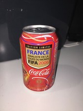 COCA COLA 5 BOUTEILLEs COKE BOTTLE ALU FIFA 2006 FRANCE COUPE DE MONDE pleine