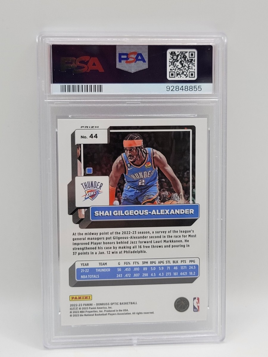 nbaカード Shai Gilgeous Alexander /99 RC 2022 Donruss Optic Shai Gilgeous-Alexander /99 Fast Break