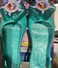 Disney Princess Ariel Costume Shoes By Disguise, Size 9/10 S/P 3 , New With Tag 
