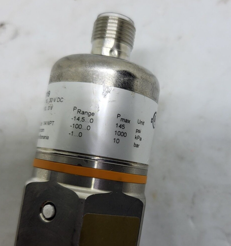 IFM PX9119 VACUUM PRESSURE TRANSMITTER (IN30S2) - Picture 3 of 4