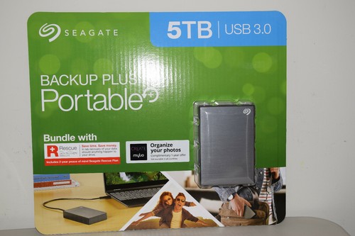 Seagate Backup Plus Portable HD Drive 5TB STHP5000600 /Laptop Tablet PC Computer - Picture 8 of 12