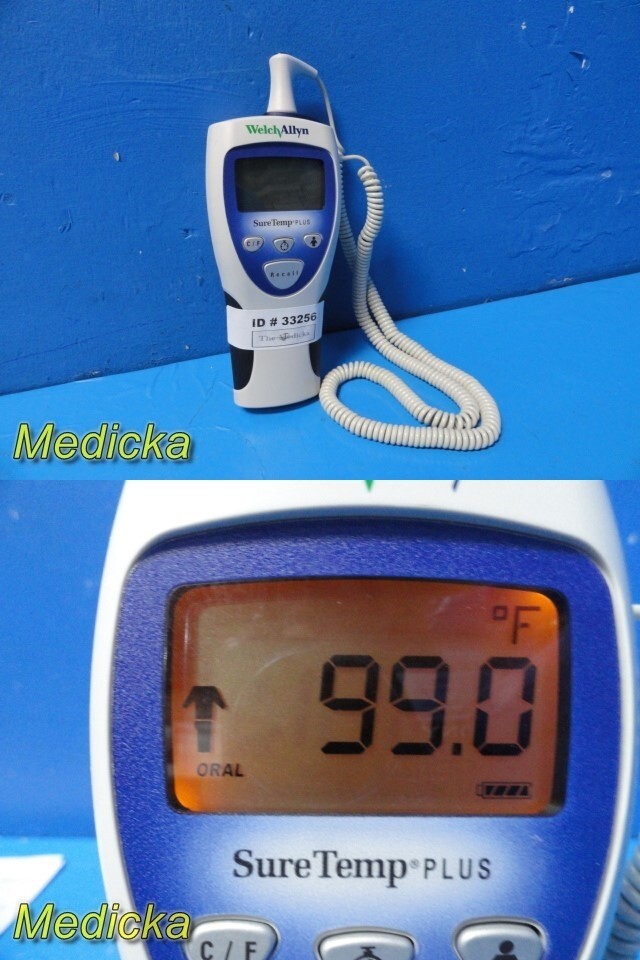 Welch Allyn Hill Rom SureTemp Plus 692 Thermometer W/ Probe & Well