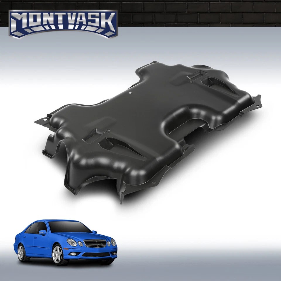 Protector contra salpicaduras bajo cubierta del motor delantero apto para Mercedes-Benz E320 E350 2003-2009 Foto 2 de 4