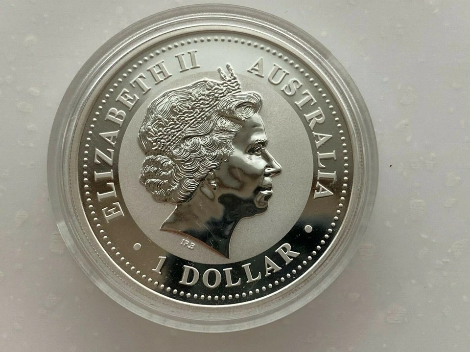 Australia 1 Dollar Year of the Pig 1 Oz Lunar Series I coin 2007 year - Image 2 of 4