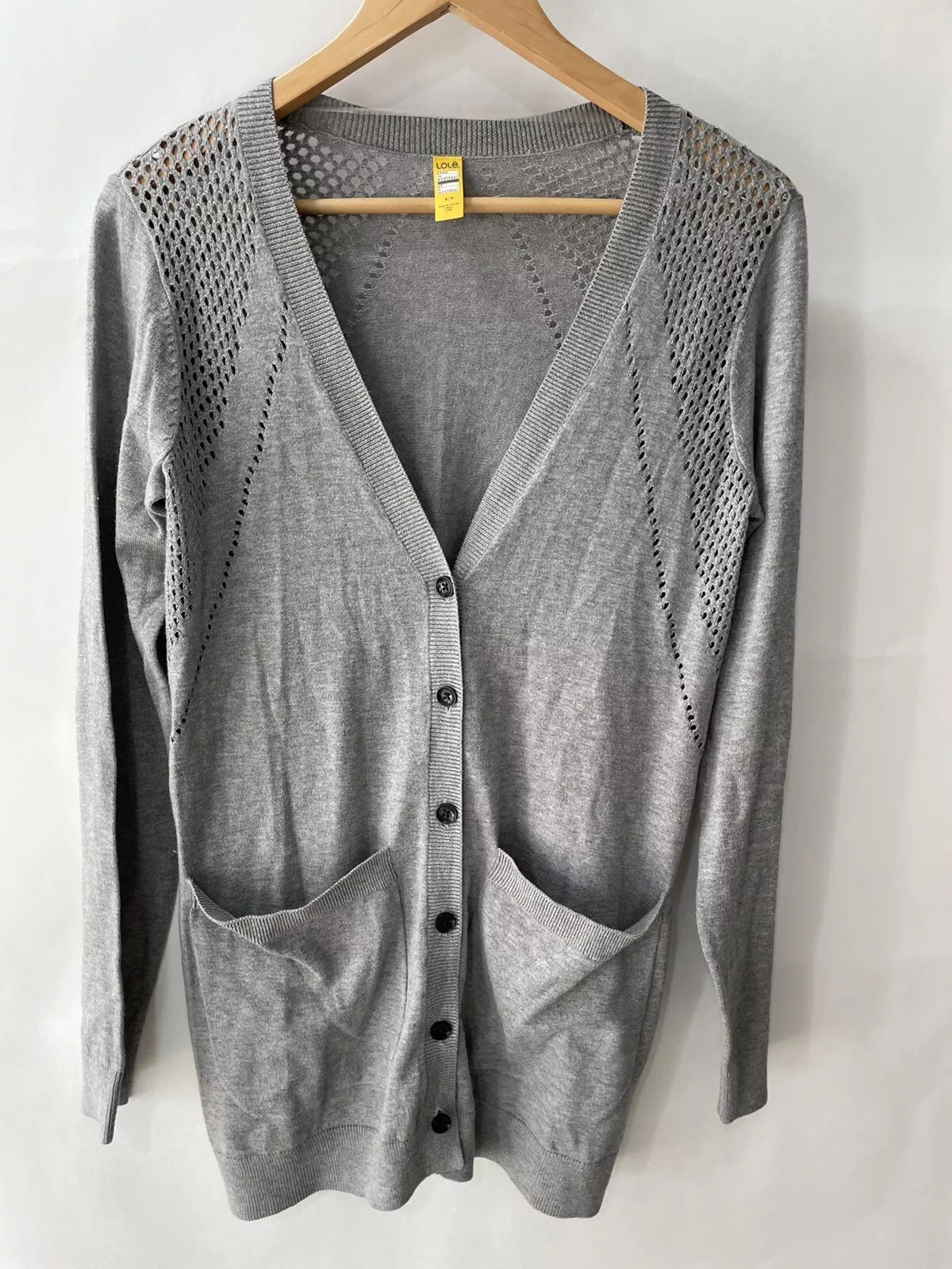 lole cardigan button up v neck tunic sweater