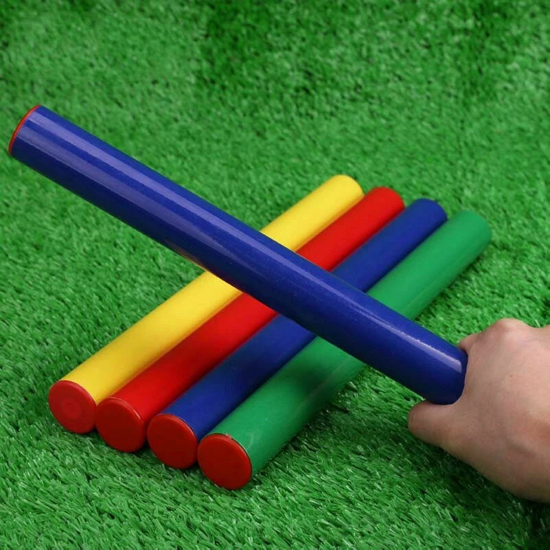 5PCS Athletic Racing Relay Baton 30cm Aluminium Alloy School Sports Accessory - Image 2 of 4