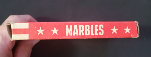 Vintage Cat Eye marbles (50) in red box, USA made, very good condition - Picture 3 of 5