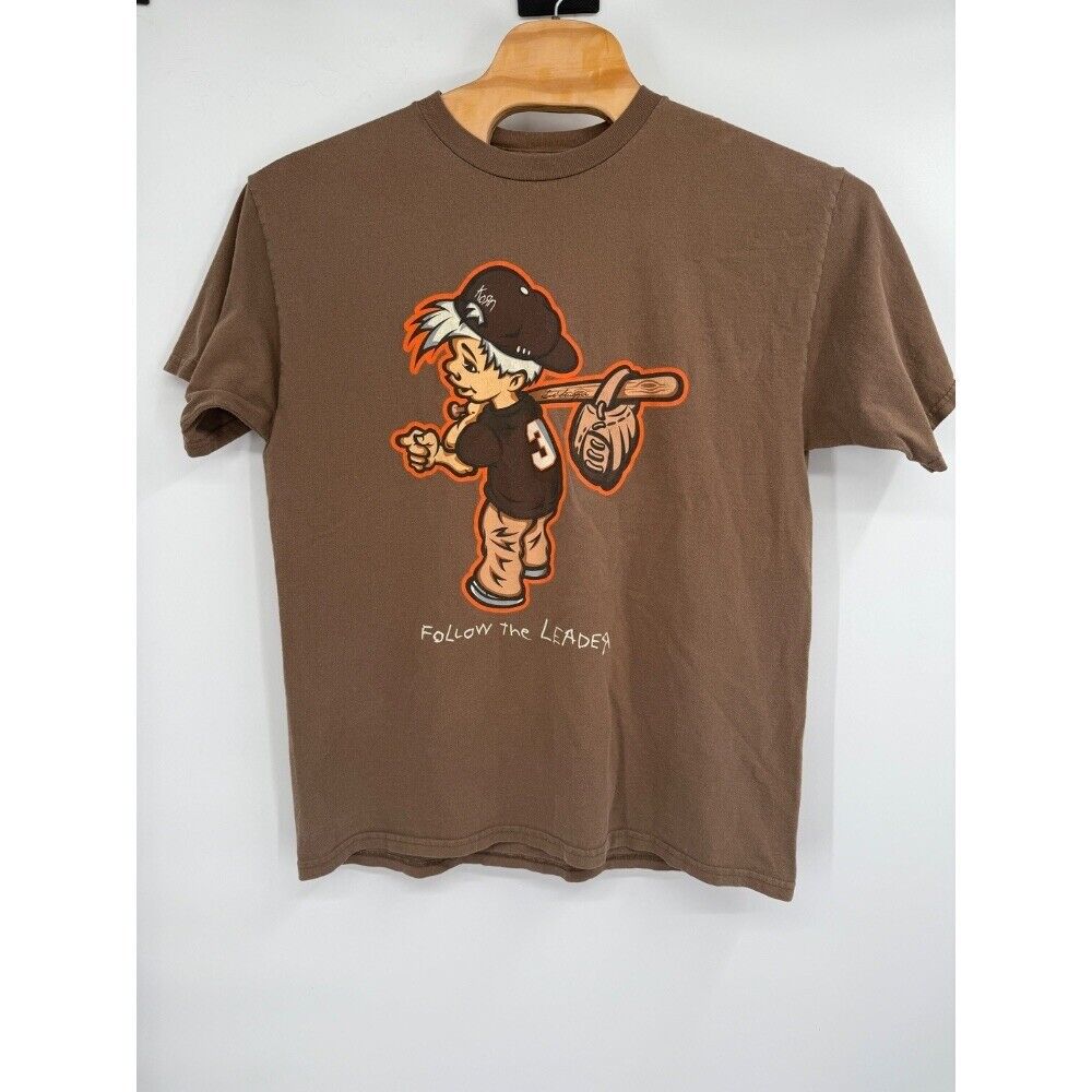Vintage Korn T Shirt Brown Mens Follow The Leader Band Shirt Vintage Korn T Shirt Brown Mens Follow The Leader Band Shirt