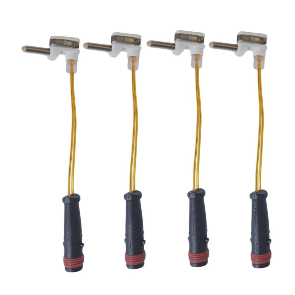Sensor de desgaste de pastillas de freno delanteras traseras 4 piezas para Mercedes-Benz C300 C350 E350 W211 W220 Foto 3 de 4