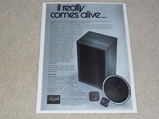 Bozak B-301 Tempo 1 Speaker Ad, 1972, 1 page, Specs, Article