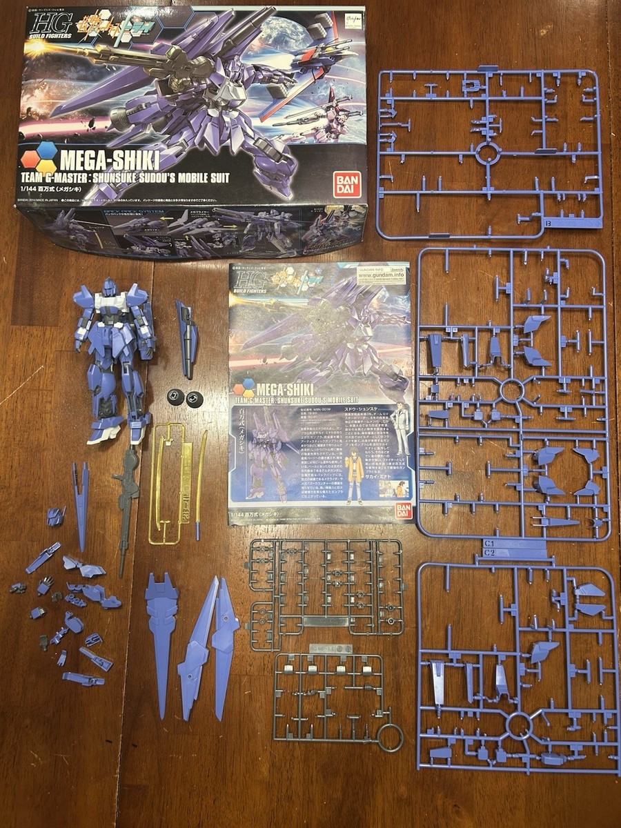 BANDAI HG MEGA-SHIKI 1/144 BUILD FIGHTERS Gundam PreBuilt Used