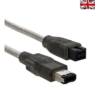 Durable FireWire 800/400 Cable for Camcorders & External Drives - 2M Length