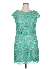Eliza J Women Green Cocktail Dress 14