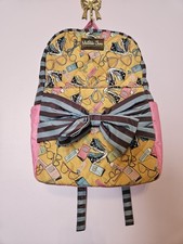 Matilda Jane Make the Grade Quilted Multi-color Bow School Backpack Size One