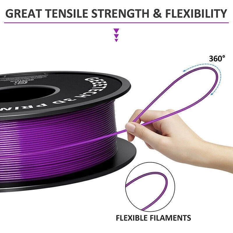 【Buy 6 Get 4 Free!Add 10】GEEETECH 3D Printer Filament PLA /ABS+/PETG/TPU 1KG - Image 4 of 4