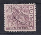 PNG3400) Papua 1932 Pictorials 10/- Violet SG 144, light crease and a couple
