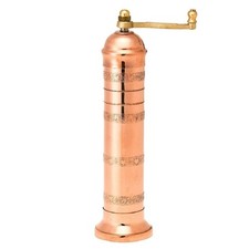 Salzmühle Kupfer Griechisch Alexander #409 9" Echt Elegant Handarbeit