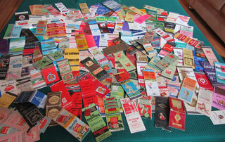 300 vintage matchbook cover lot advertising