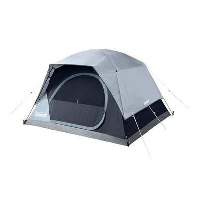  Skydome Tent with LED Lights & 5-Minute Setup, Weatherproof 4-Person Tent 