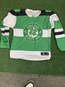 1995 MAILLOT CHICAGO White Sox Bill Simas Porté À Rayures Blanches #41