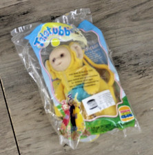 Vintage 1998 Burger King Teletubbies Laa-Laa Clip On Toy Sealed Kids Club NOS