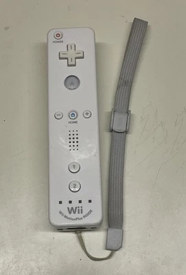 Manette Nintendo Wii U Wii - Wiimote Wii Motion Plus - Original- Blanche - Photo 1/3