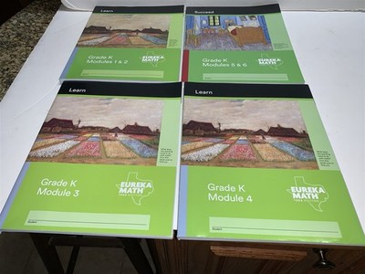 Eureka Math TEKS Edition Books 1-6 Unused